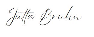 Jutta Bruhn Unterschrift Jutta Bruhn Unterschrift