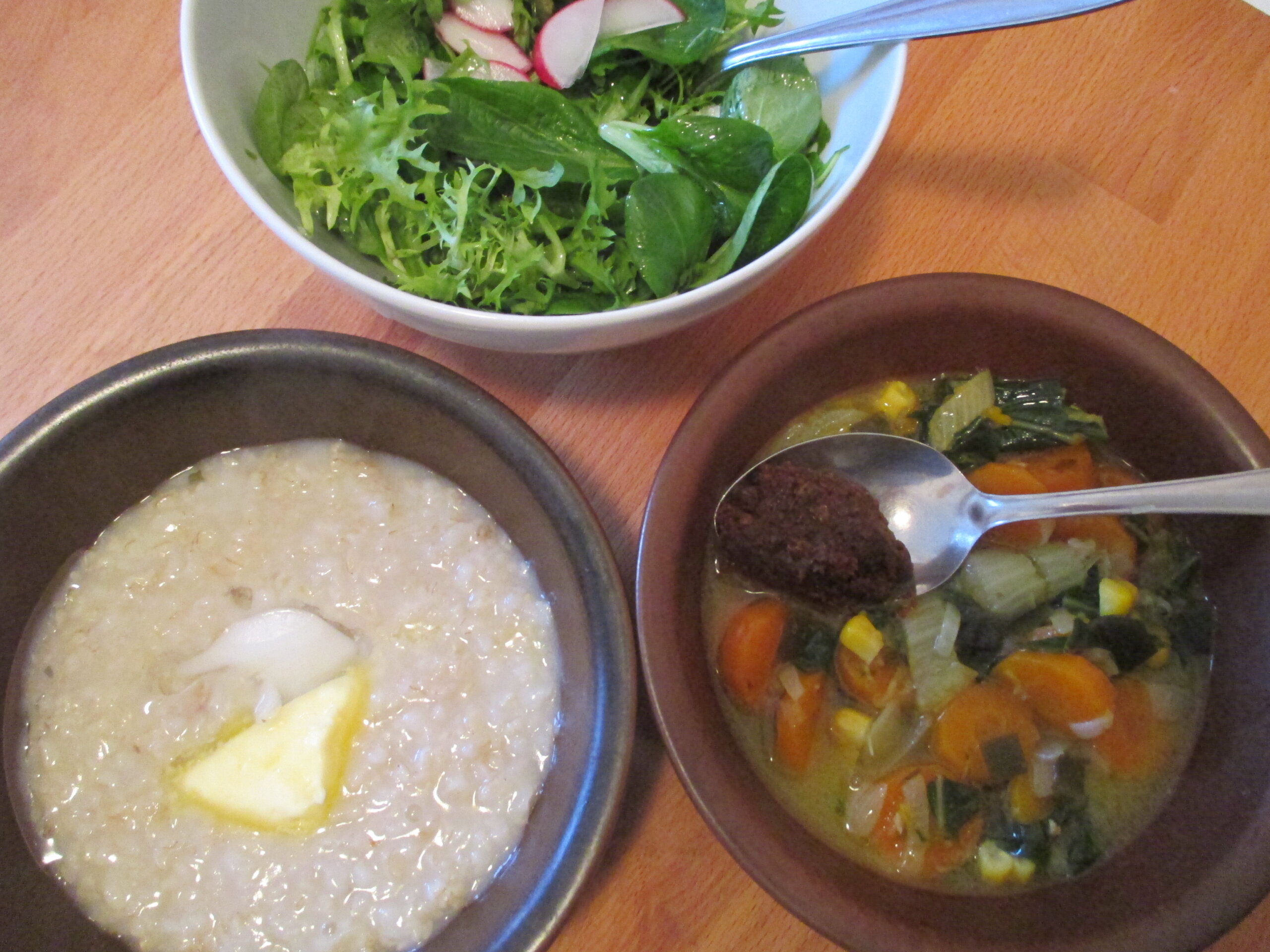 Makrobiotischer Heilküche mit reichlich Fett zum Frühstück Makrobiotischer Heilküche mit reichlich Fett zum Frühstück